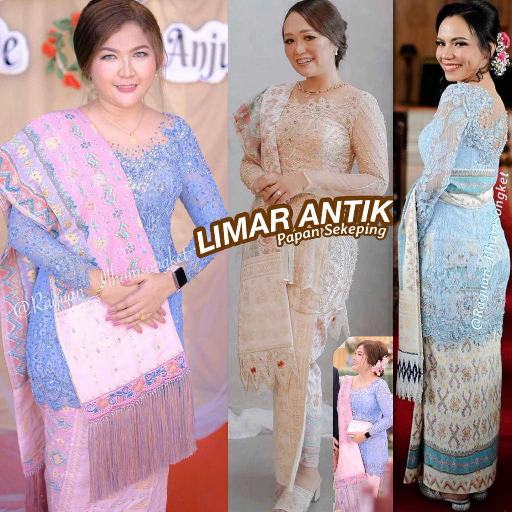 Songket Limar Antik Papan Sekeping /songket tenun asli palembang /ilham songket palembang