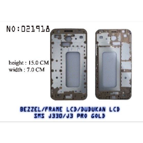 FRAME SAMSUNG J330 J3 2017 J330G J330F TULANGAN BEZZEL BEZEL TULANG TENGAH LCD DUDUKAN TATAKAN LIST