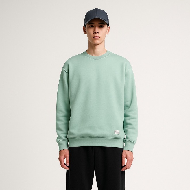 Spasmodic - Sweater Crewneck Hijau Mint