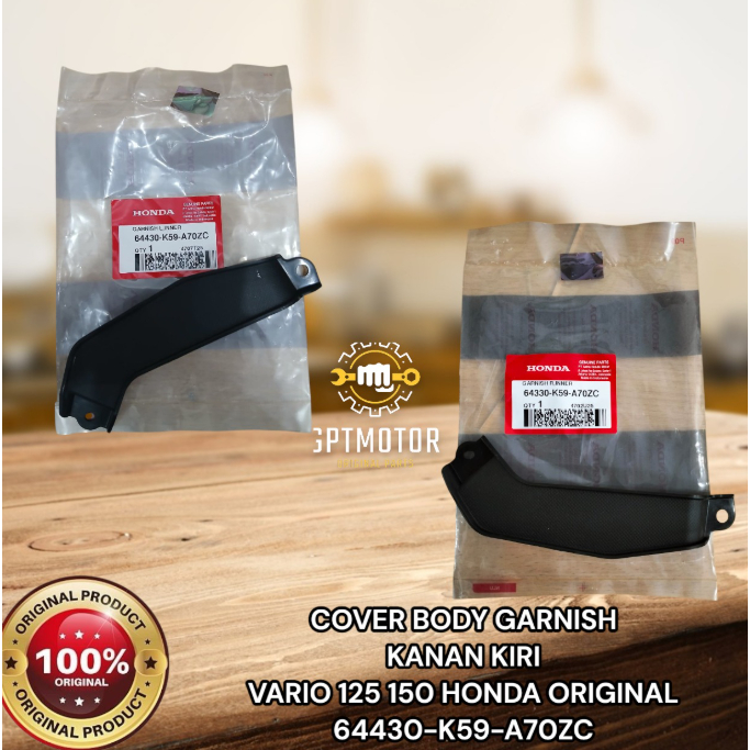 COVER BODY GARNISH KANAN KIRI VARIO 125 150 HONDA 64330-K59-A70ZC 64430-K59-A70ZC ORIGINAL