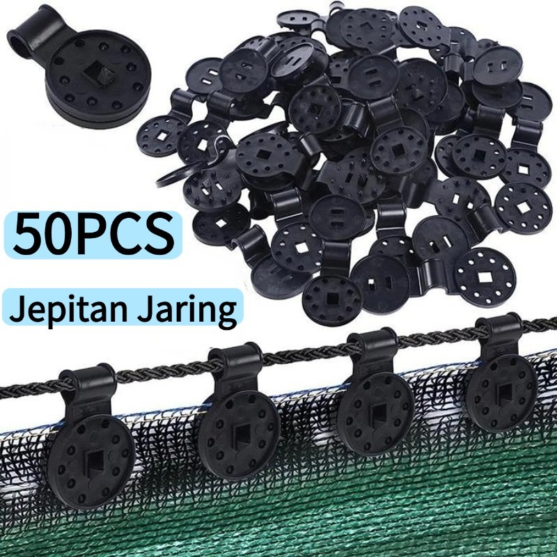 50/100pcs Klip Jaring Greenhouse - Penjepit Paranet &amp amp Waring Net Anti Lepas  Untuk Pertanian 