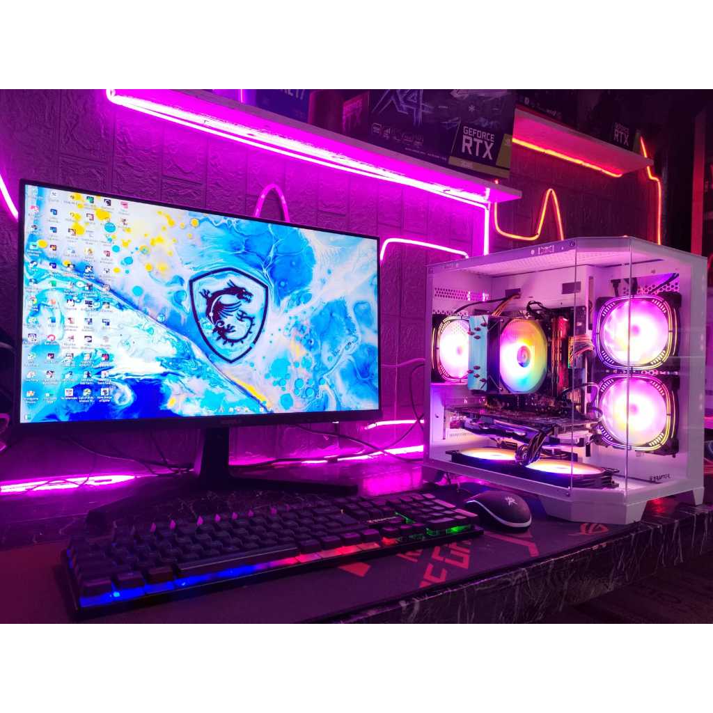 Satu Set PC Ryzen 5 Gaming dan Streaming