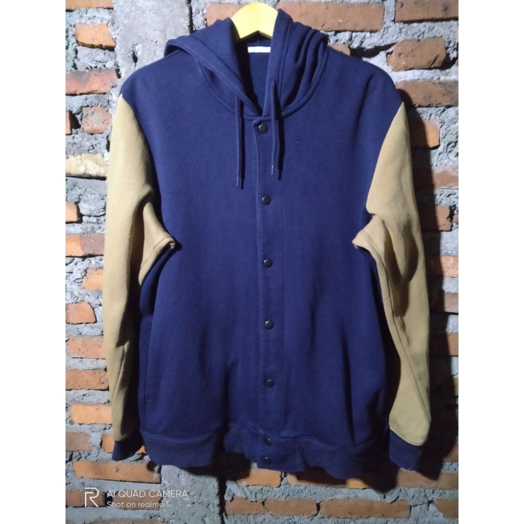 Hoodie varsity global uniqlo