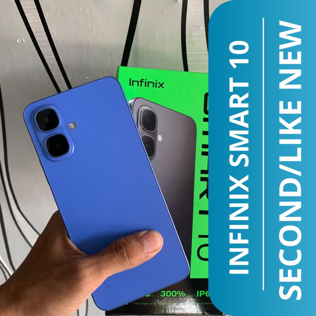 HP SECOND LIKE NEW INFINIX SMART 10 4+4/128GB / INFINIX SMART 10 HP SECOND LIKE NEW