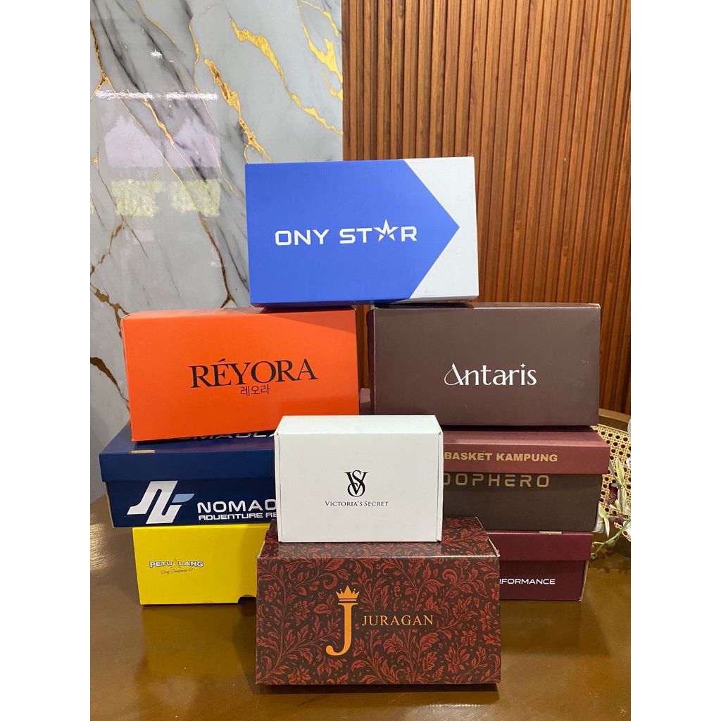 MENERIMA_BOX_CUSTOM_SEPATU /PACKAGING_BAHAN_GLOSY(DUPLEX)