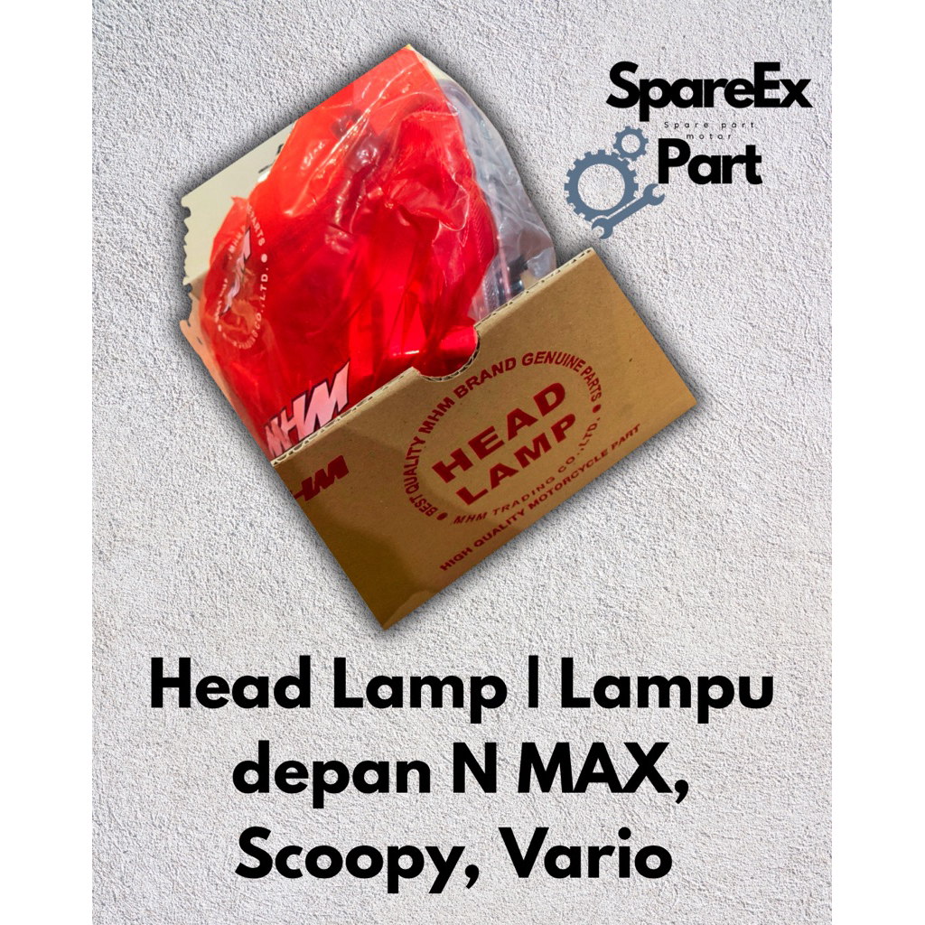 Head Lamp | Lampu depan N MAX, Scoopy, Vario (MHM Genuine Parts) ~ SpareExPart