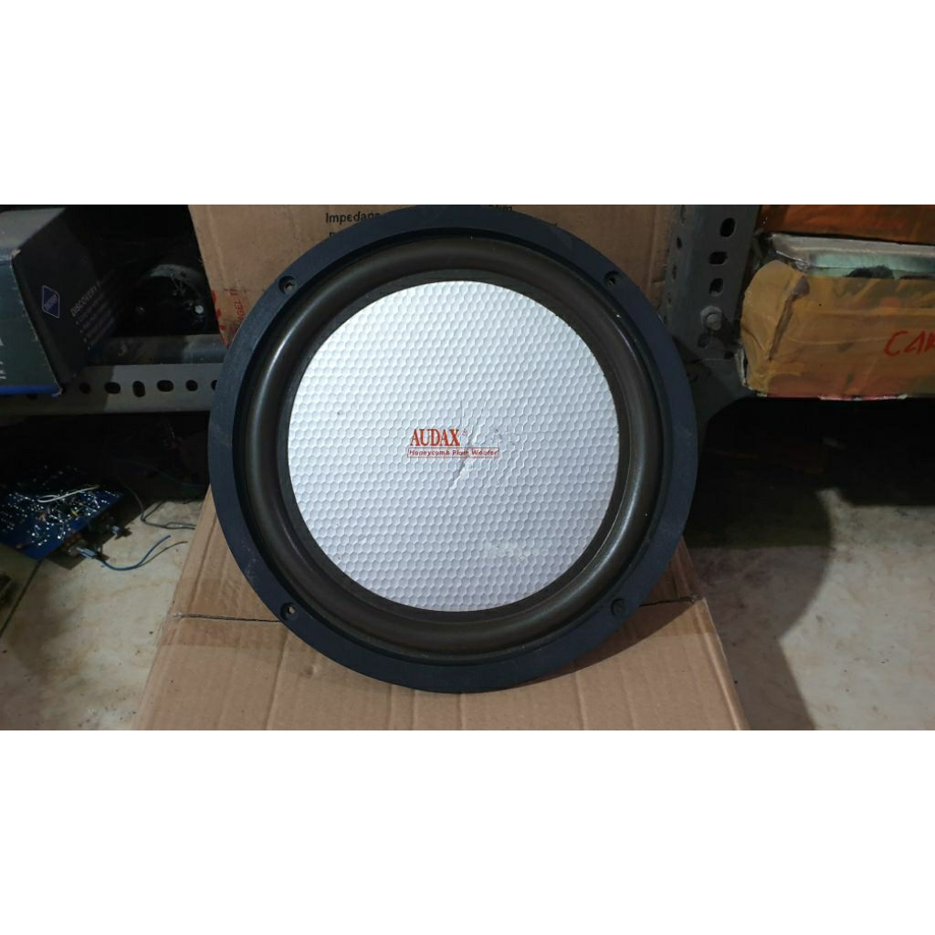 Speaker woofer 10inch audax second bekas normal siap pakai