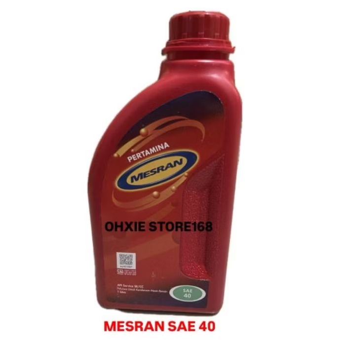 OLI MESIN MESRAN 40/OLI MESRAN SAE 40/OLI MESRAN 1LITER PERTAMINA