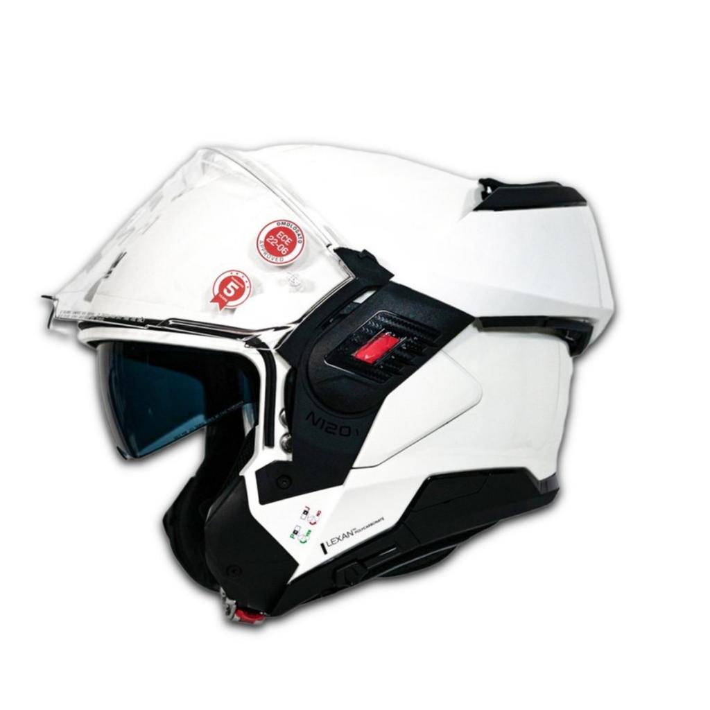 Helm Nolan Modular N120-1 Classic 05 White Helm Nolan N120-1