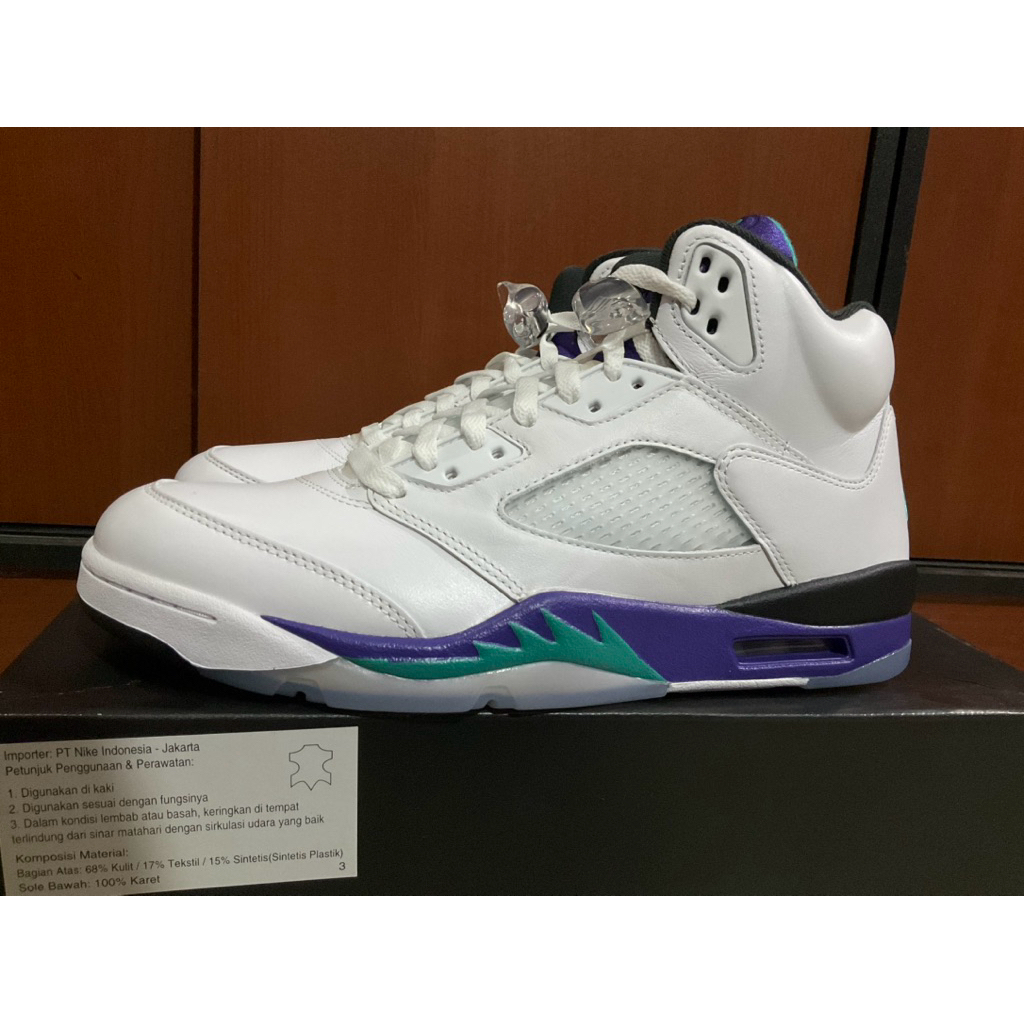 Air Jordan 5 Retro Grape US11/Eur 45