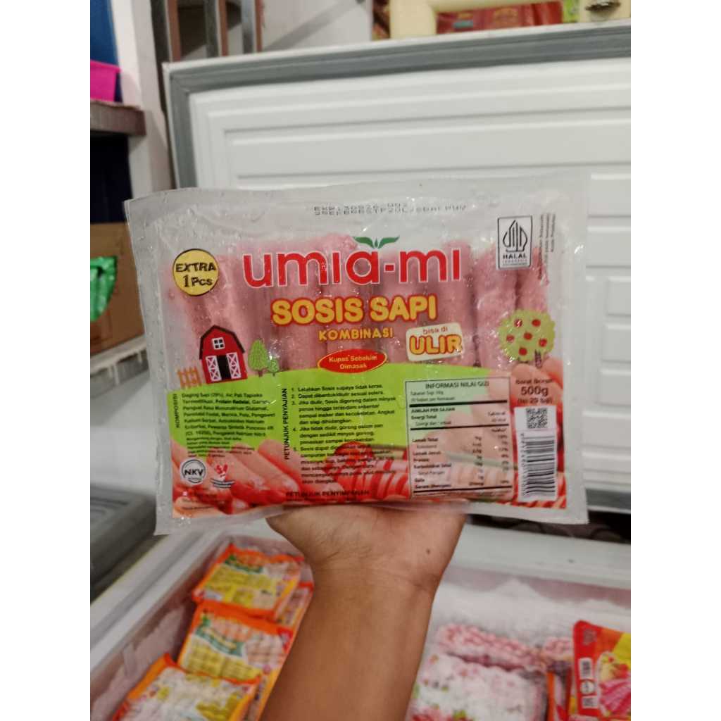 Umiami Sosis Sapi Ulir 500gr