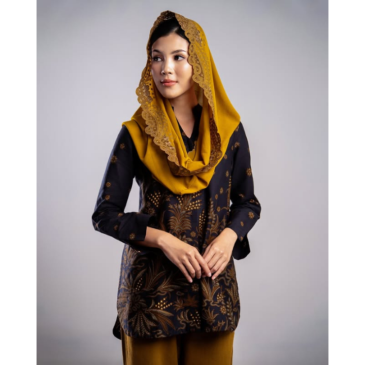 Batik Keris Blouse Batik Lengan Panjang Keris Danaiswara