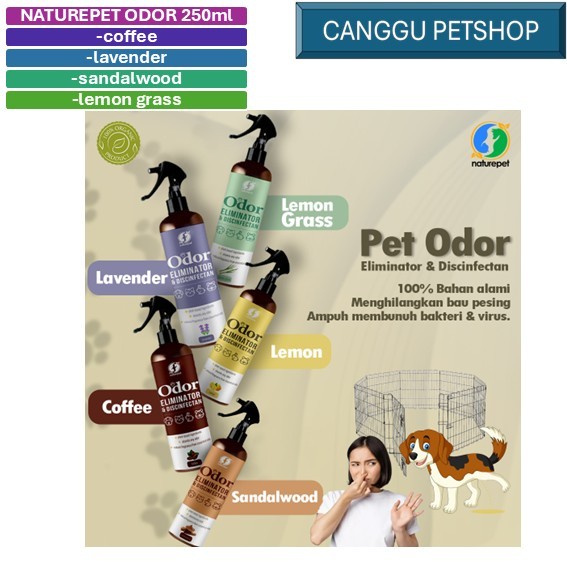NATUREPET PET ODOR / PET STAIN & ODOR / PENGHILANG BAU BADAN / PENGHILANG NODA URINE