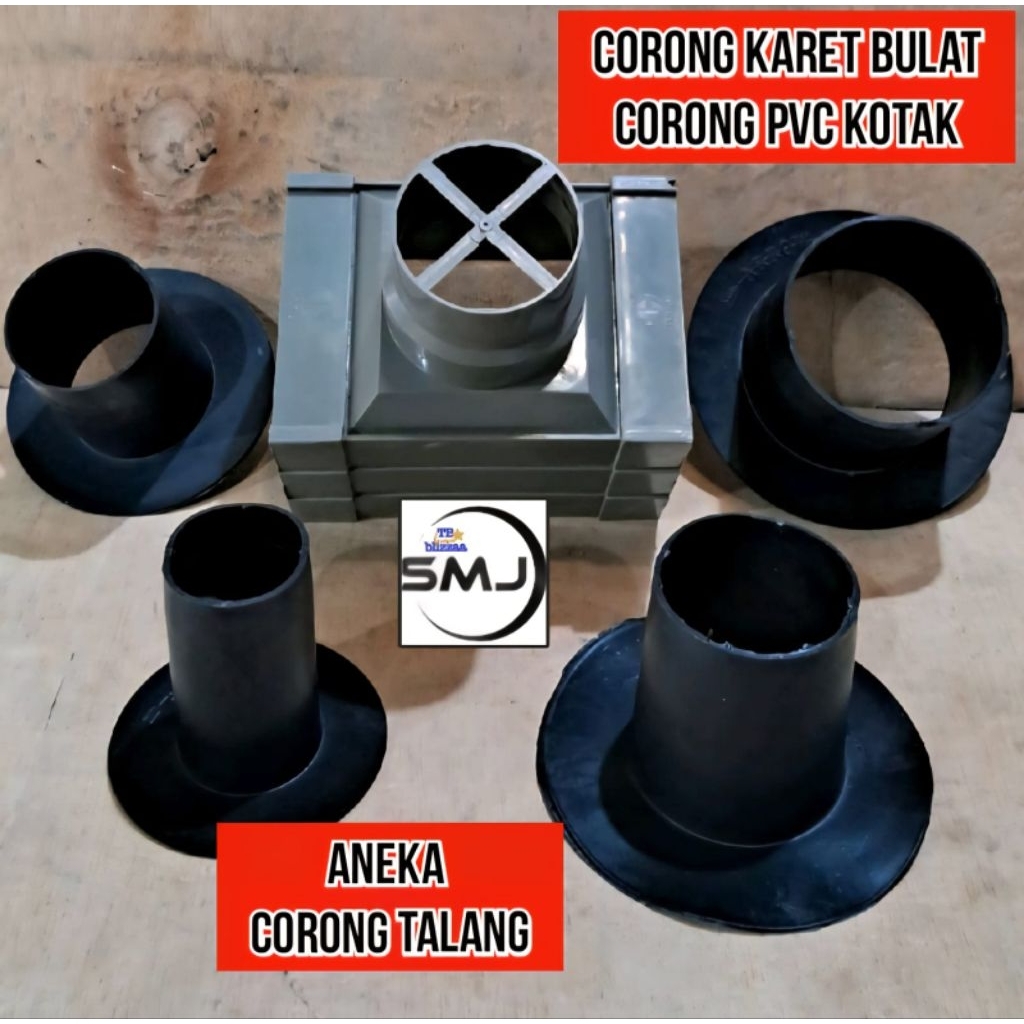Corong Talang Air Corong Talang Karet Bulat Corong Talang PVC Kotak Corong Bulat Corong Kotak Talang