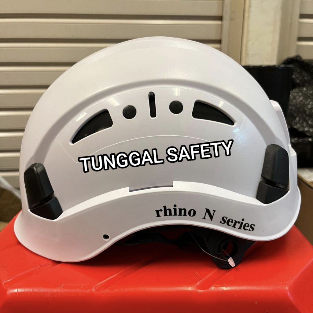 Helm safety climbing Rhino n series / helm Safety panjat tebing / helm safety  climbing rescue ansi