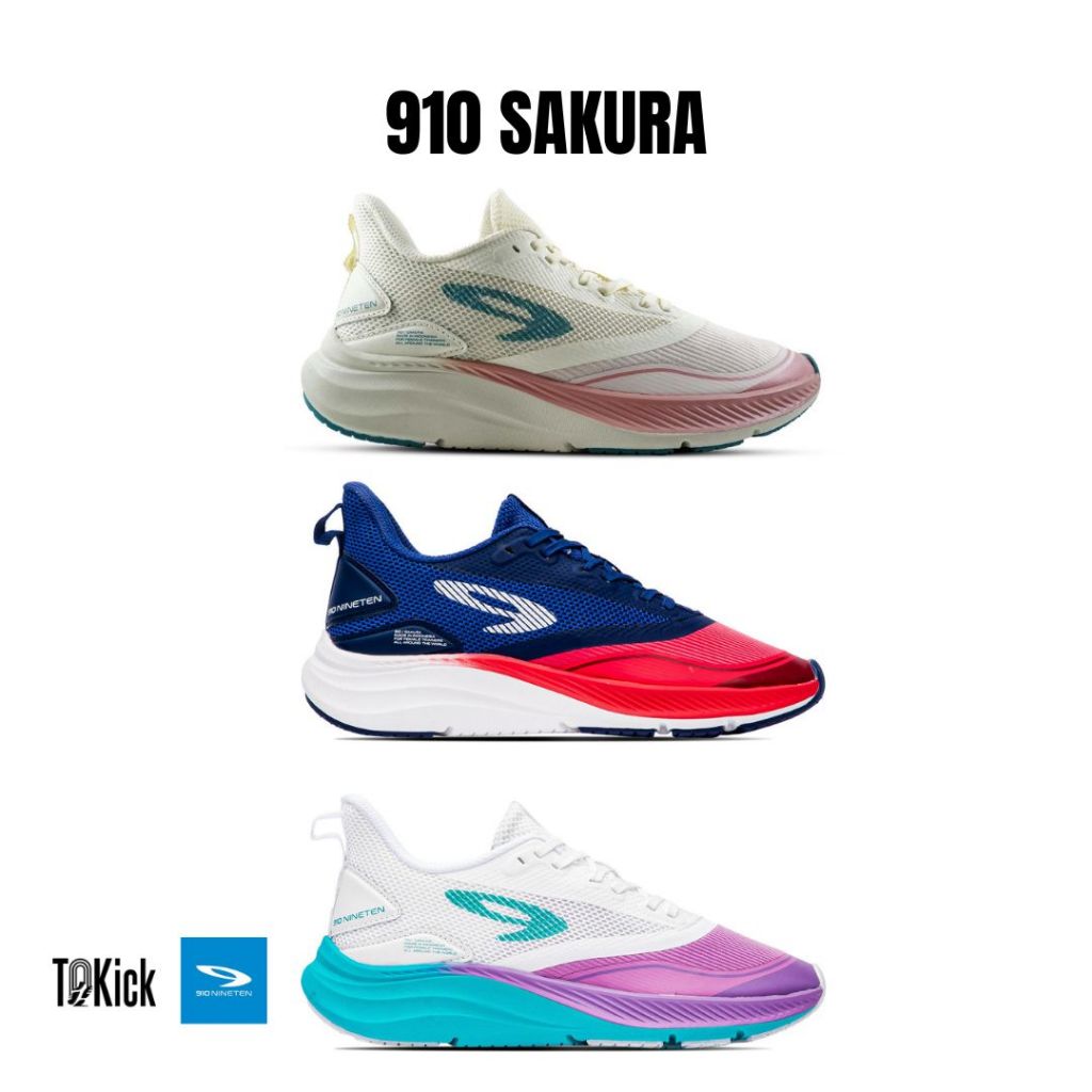 Sepatu Running Wanita Nineten 910 Sakura Original