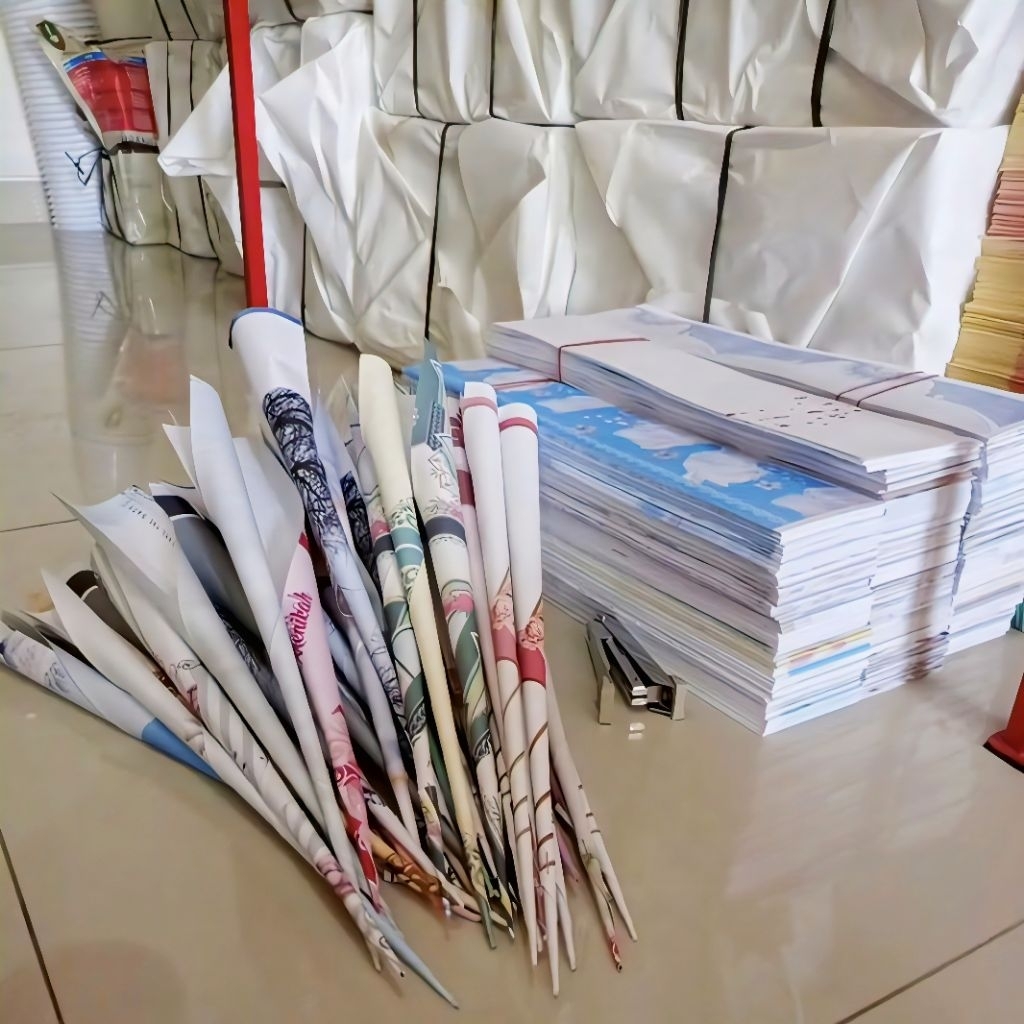 Kertas stik gulung arumanis 1 kg/longsong harumanis/alat bantu mengumpulkan gula kapas terlaris