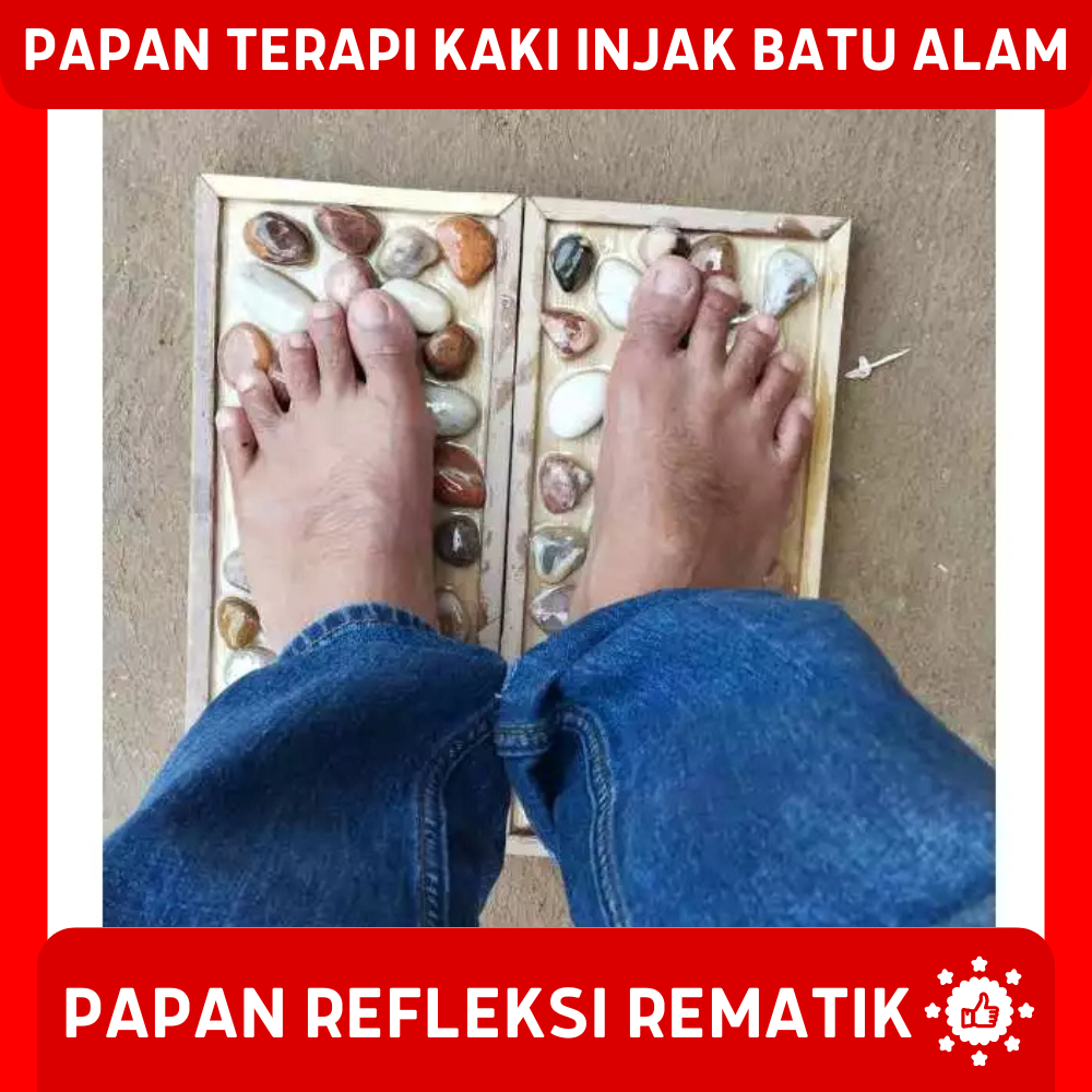Papan Batu Terapi Rematik Kaki Batu Refleksi Telapak Kaki