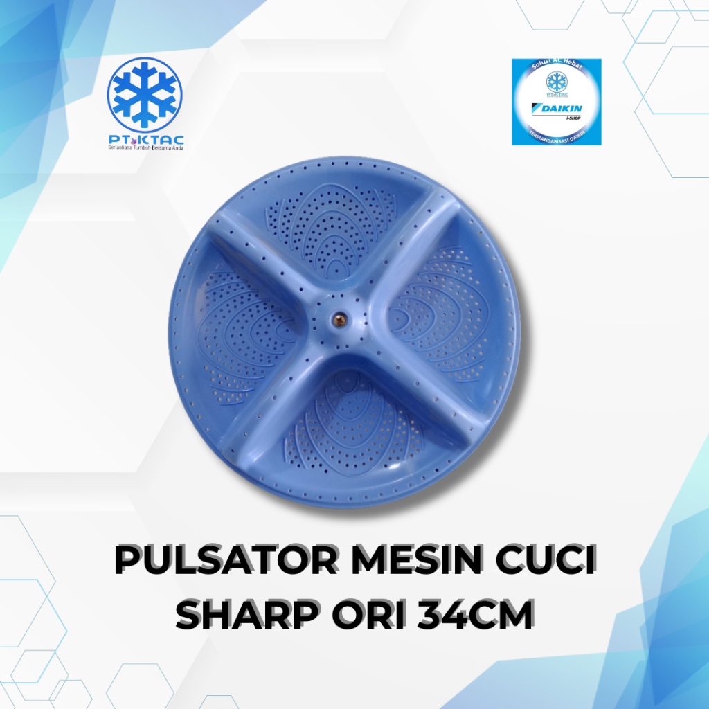PULSATOR MESIN CUCI SHARP ORI 34CM