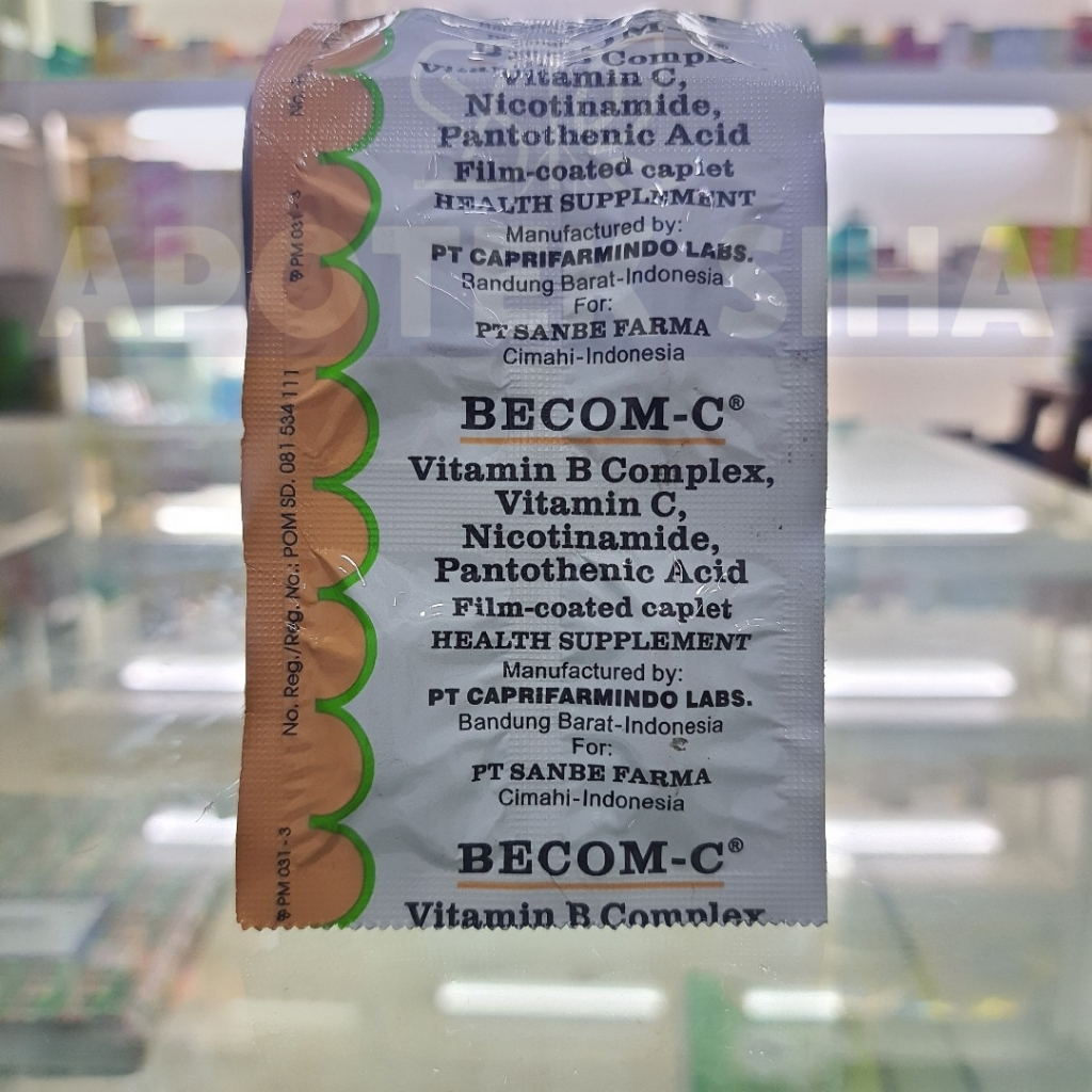 BECOM C | BECOM ZET MULTIVITAMIN STRIP 10 TABLET