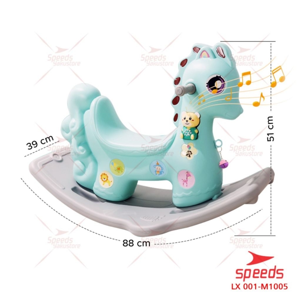 kuda Rocking Horse Speeds LX 001-M1005