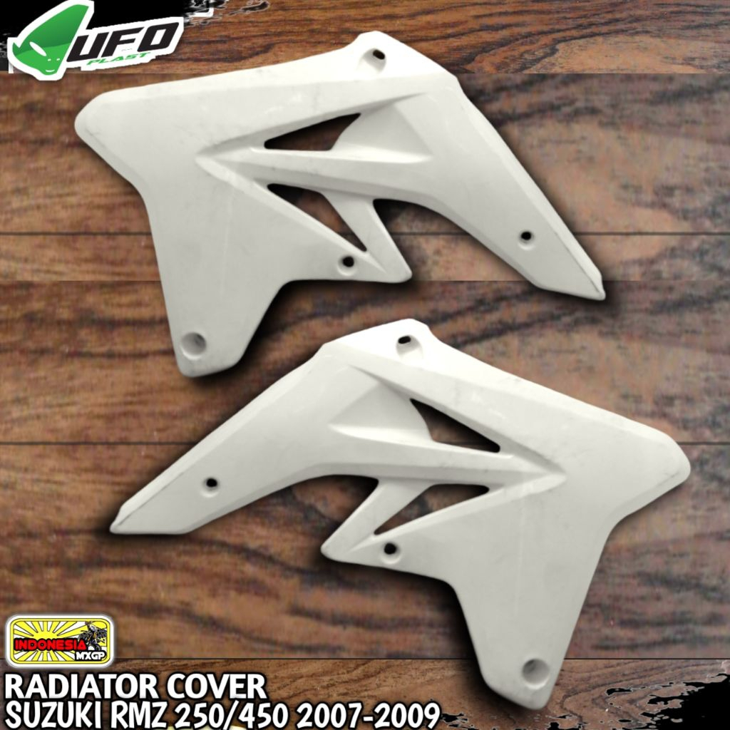 SUZUKI RM - RMZ 250 450 Z 2007 2008 2009 - UFO RADIATOR SCOOP TANK COVER BODY KIT - SAYAP SAMPING DE