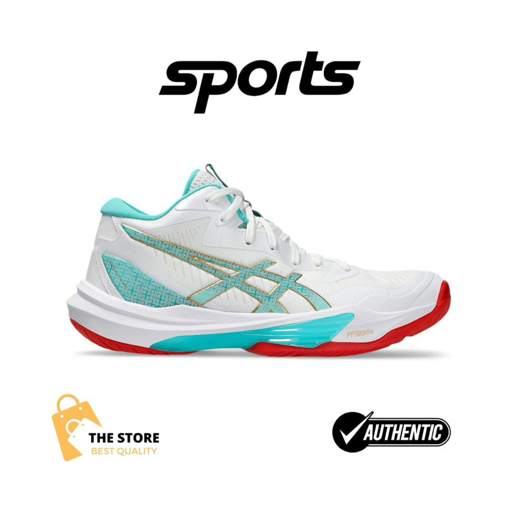 Sepatu Volly Asics Sky Elite FF 3 White Sea Glass
