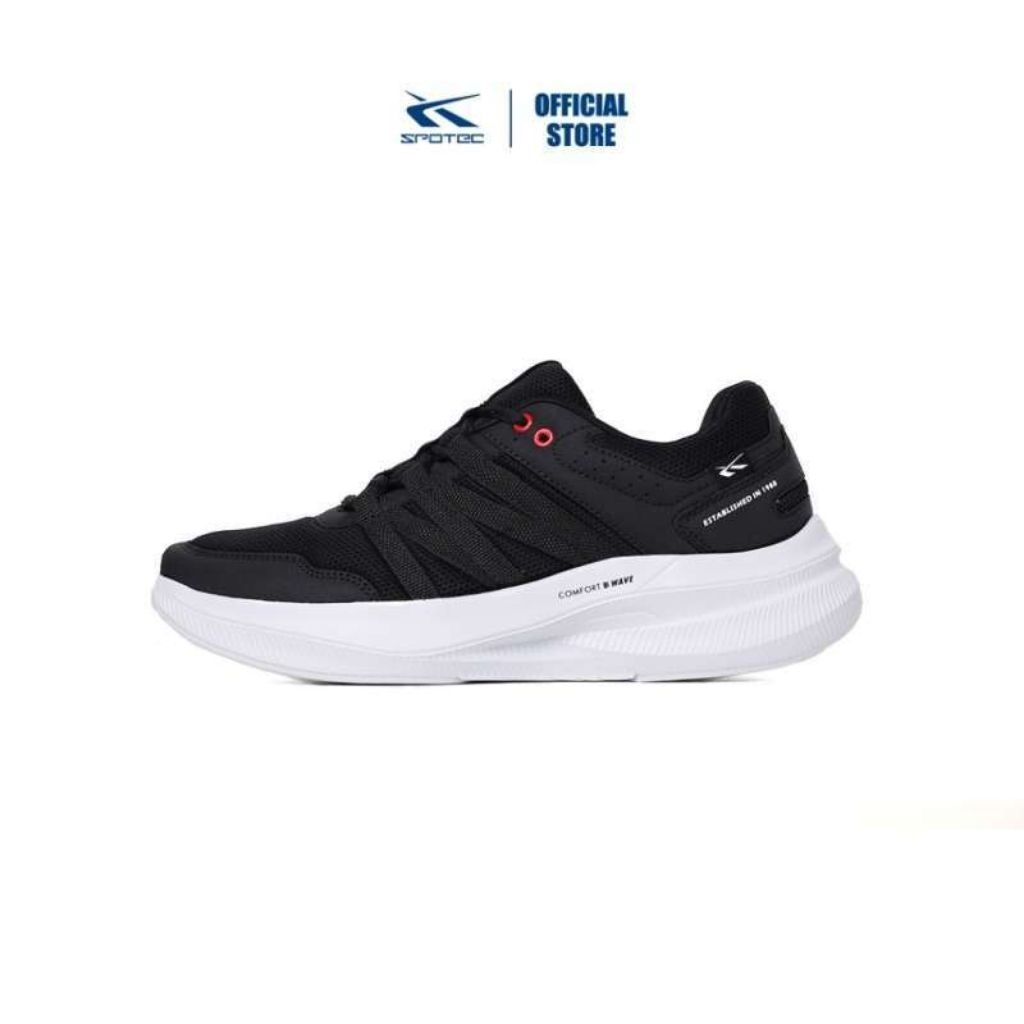 Spotec Modern Original - Sepatu Casual Spotec Modern - Sneakers Hitam Spotec Modern - Sepatu Sekolah