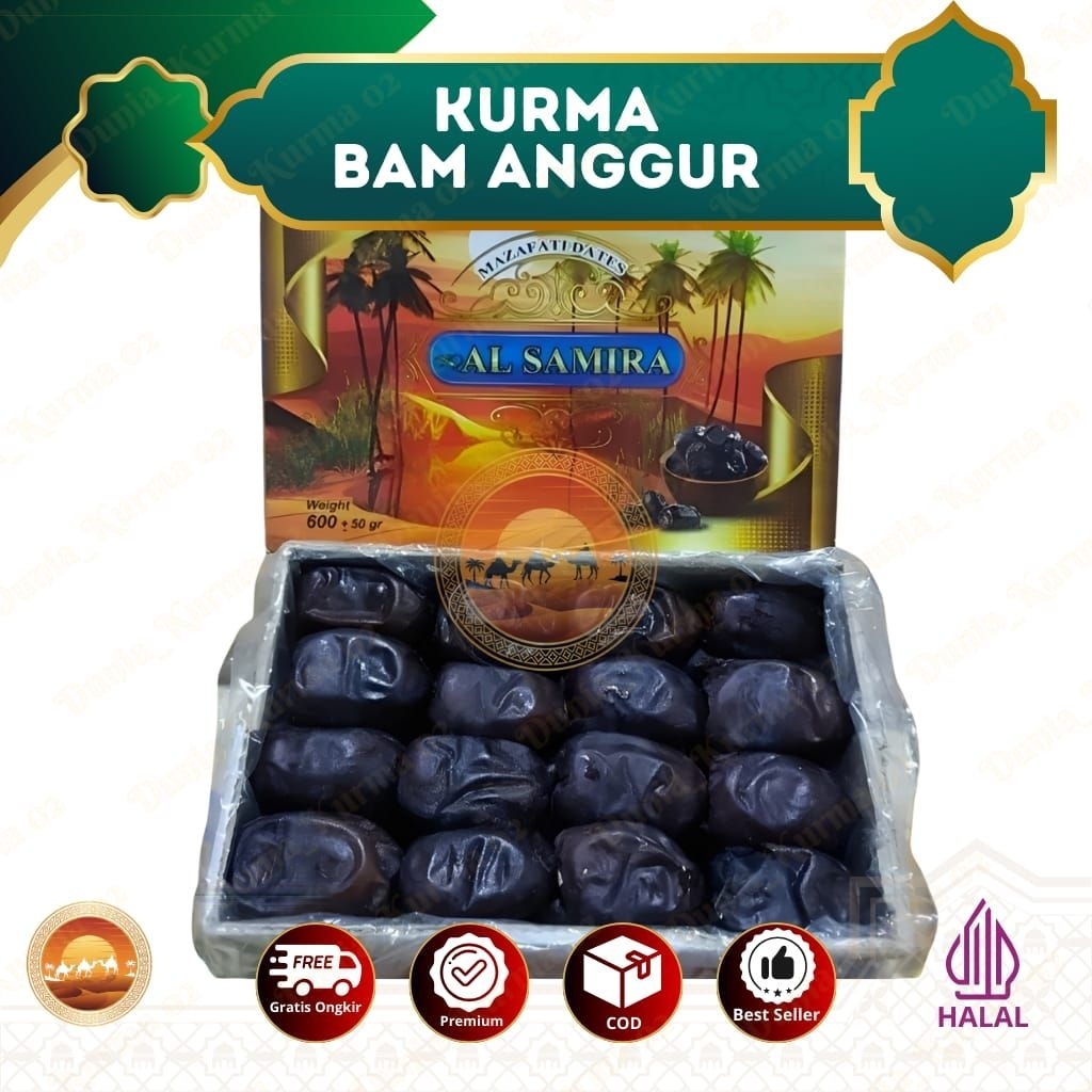 Kurma Bam Anggur 500gr Bam Al Samira Fresh