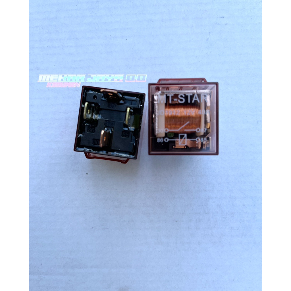 Relay 4 kaki MT-star 12V 40A Lampu Klakson
