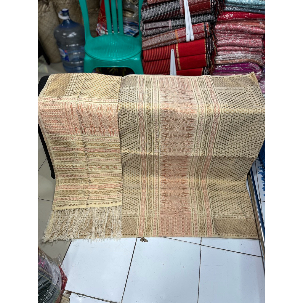Songket tumtuman full kristal Tumtuman tanpa sambung TTS