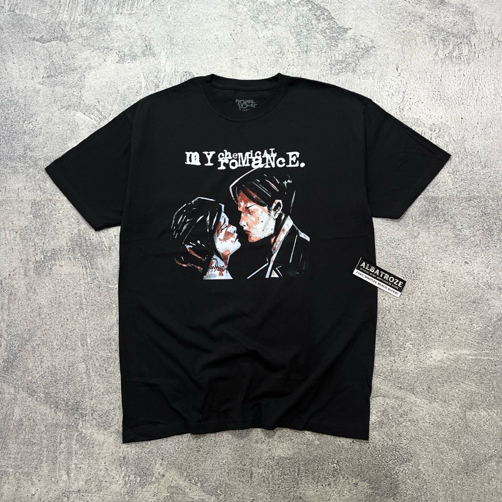 T-SHIRT / KAOS BAND OFFICIAL MY CHEMICAL ROMANCE - THREE CHEERS