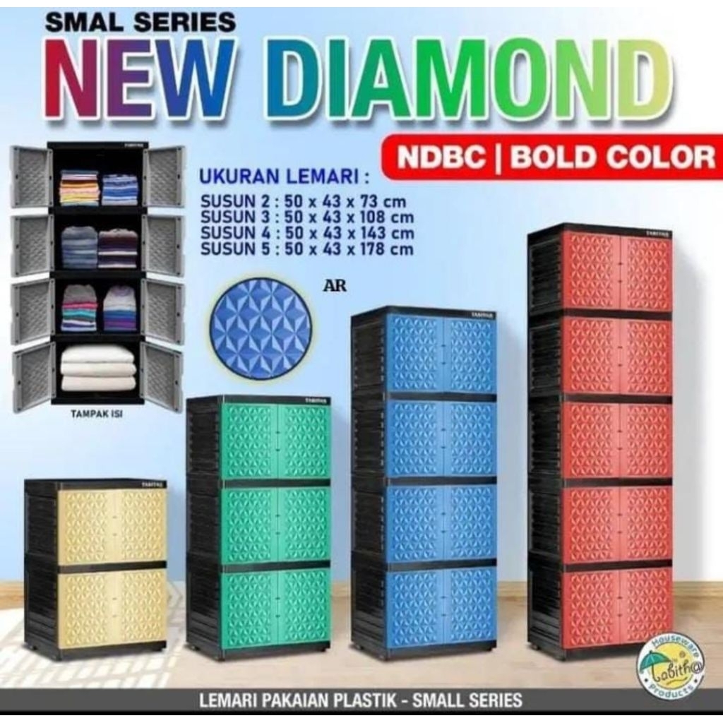 LEMARI PLASTIK MINI /LEMARI PLASTIK 2 SUSUN