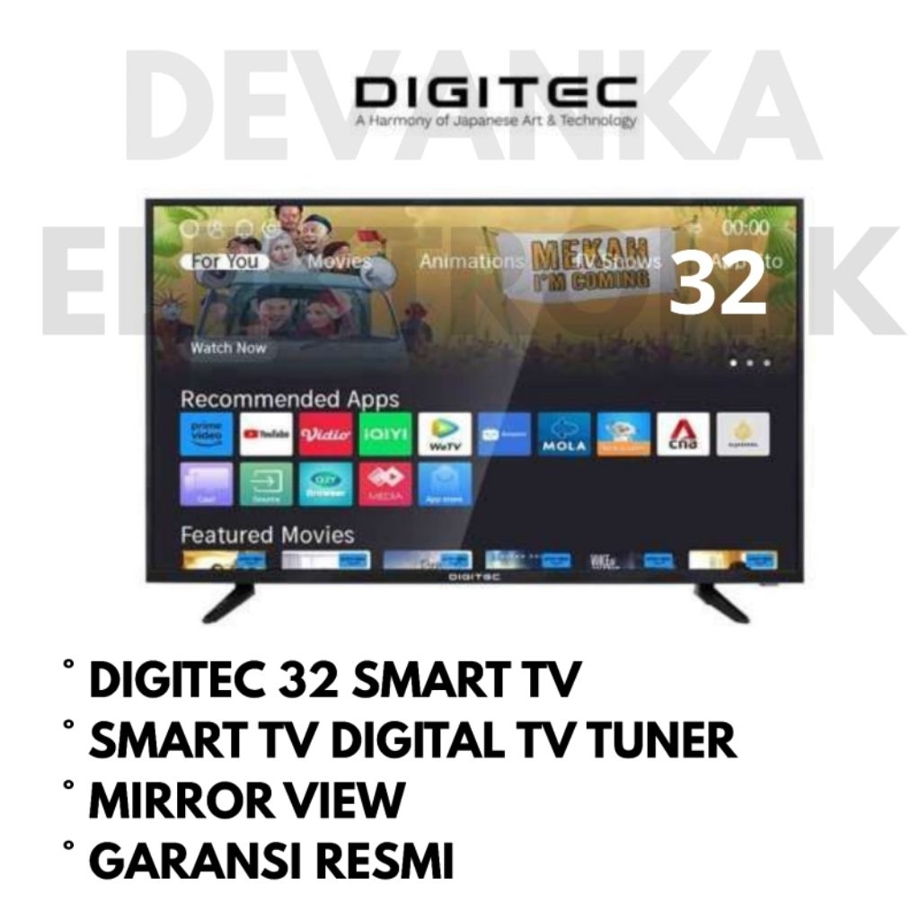 DIGITEC SMART TV DG32C103 / SMART TV DIGITEC / DIGITEC DG32C103