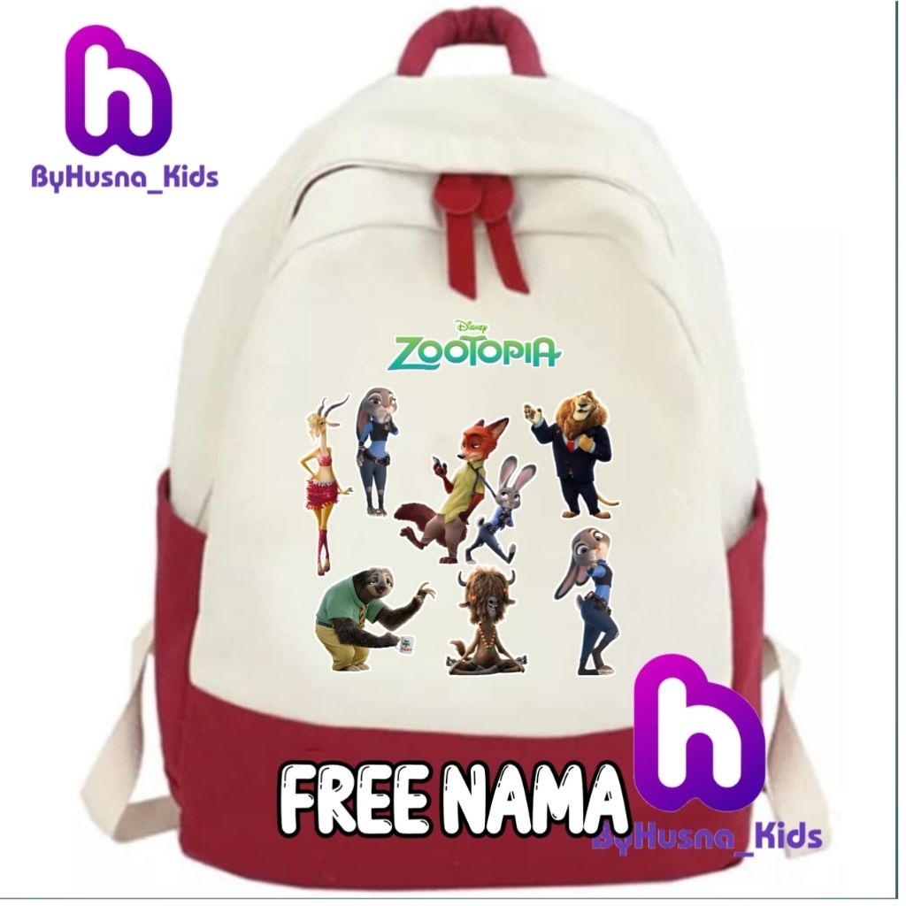 TAS RANSEL ANAK KARAKTER DISNEY ZOOTOPIA