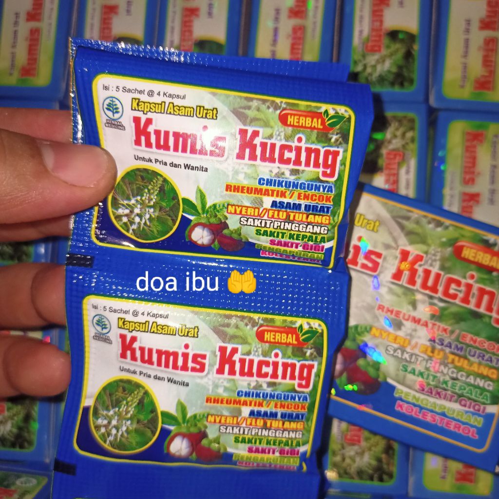 kapsul kumis kucing asam urat expired 2030