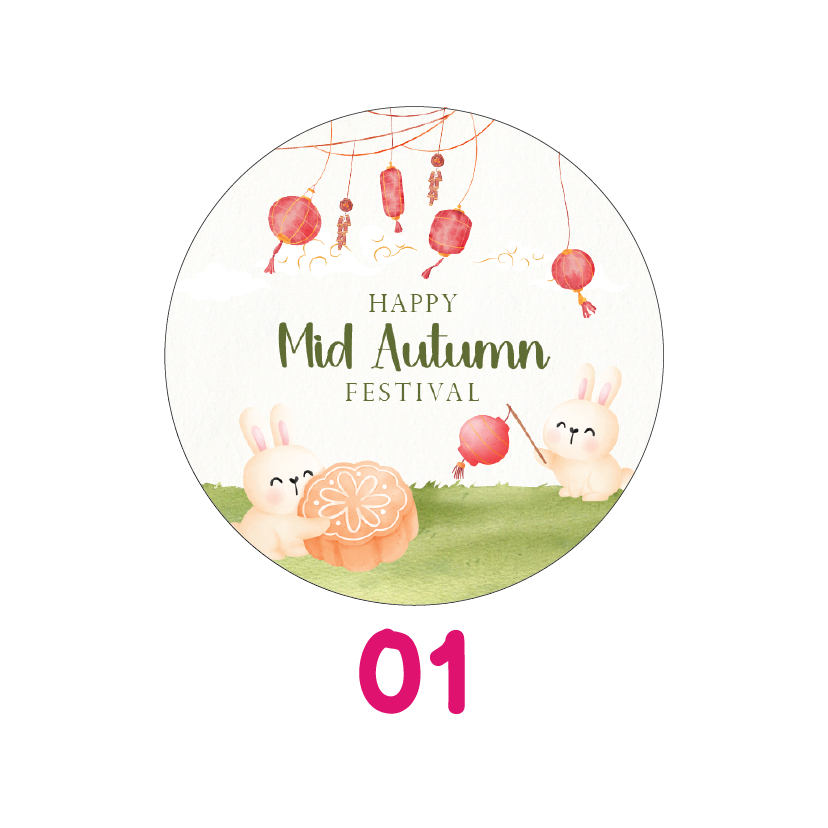Sticker Mooncake Festival/ Sticker Mid-Autumn FeSticker Mooncake Festival/ Sticker Mid-Autumn Festiv