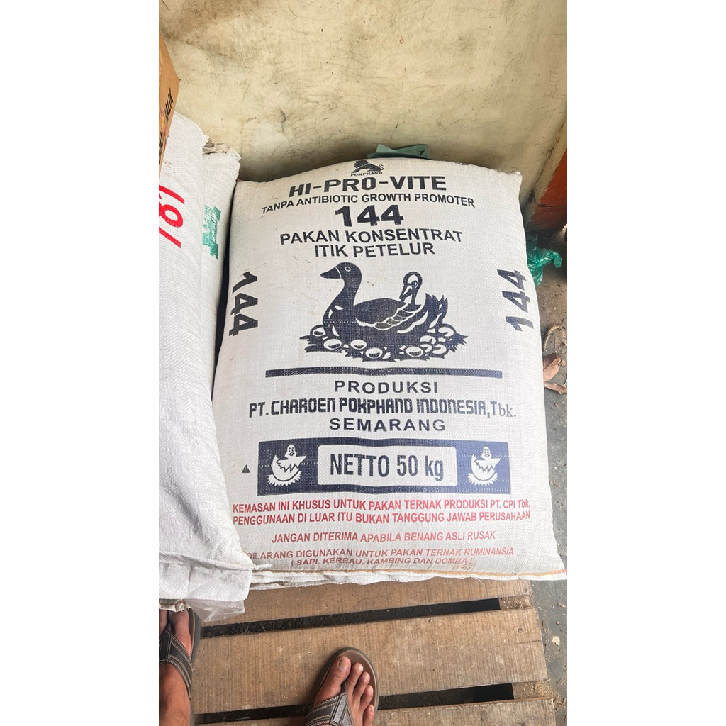 pur pakan bebek petelur kosentrat HiProVite 144,untuk ayam dan bebek Repack 1kg