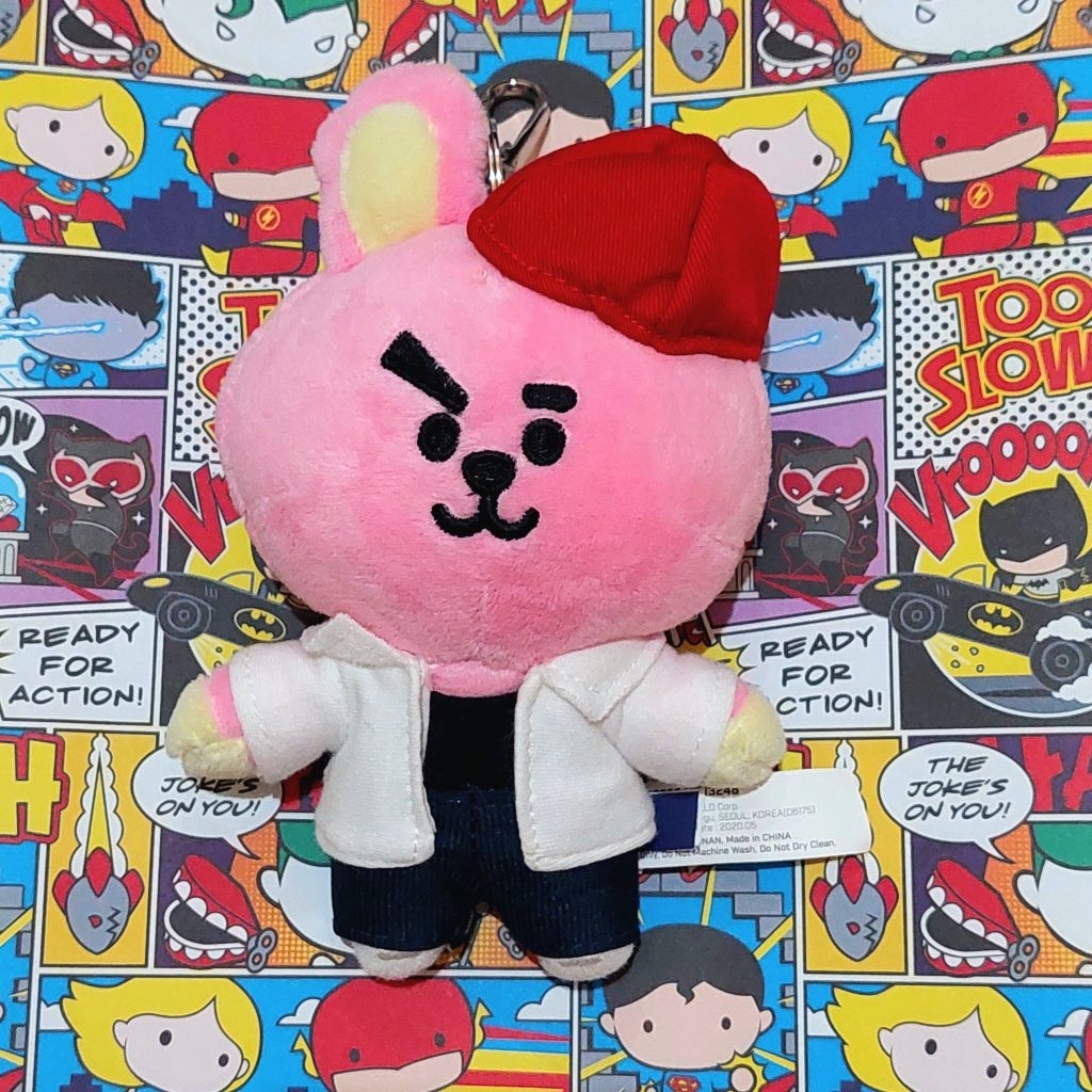 BT21 back to school uniform bagcharm/keyring cooky (Harga Nett)