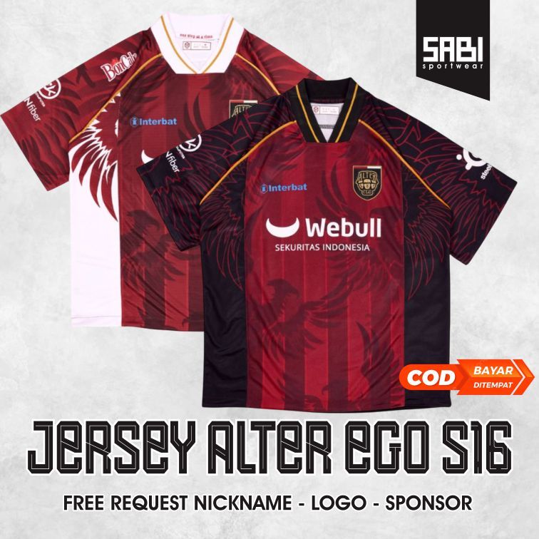 Jersey Kaos Alter Ego 2026 Fullprinting Dryfit