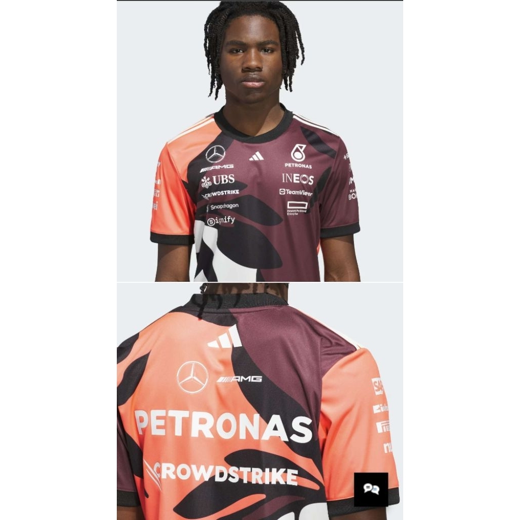 Baju kaos tee f1 jersey mercedes benz miami edition amg petronas official original 100%