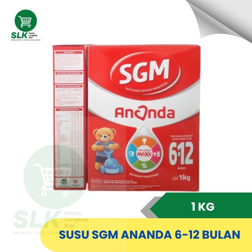 [LANGSUNG KIRIM - TERMURAH] SGM ANANDA 0-6 6-12 BULAN 1000 GRAM EXP 2027, COD INSTAN STAR
