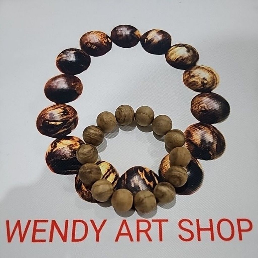 Gelang Kayu Gaharu Merauke +/- 16 MM
