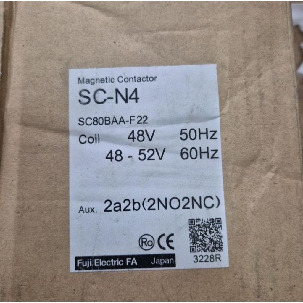 MAGNETIC CONTACTOR FUJI SC-N4 48V/KONTAKTOR FUJI SC-N4 48V ORIGINAL