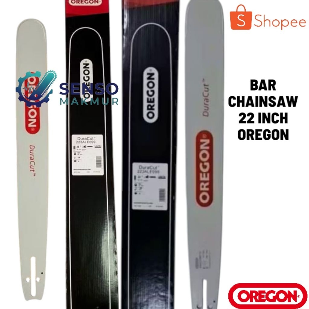 BAR MESIN CHAINSAW 22 INCH OREGON ORIGINAL
