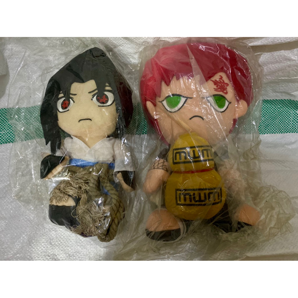 BONEKA KARAKTER NARUTO - BONEKA GAARA - BONEKA SASUKE - HADIAH ULANG TAHUN - MAINAN ANAK - KOLEKSI A