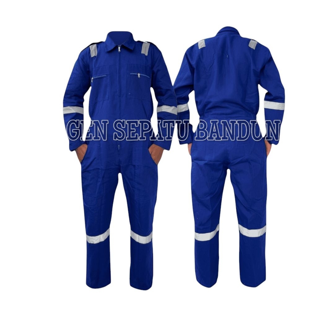 Baju Kerja Safety Model Wearpack Coverall Scothlight Reflektor