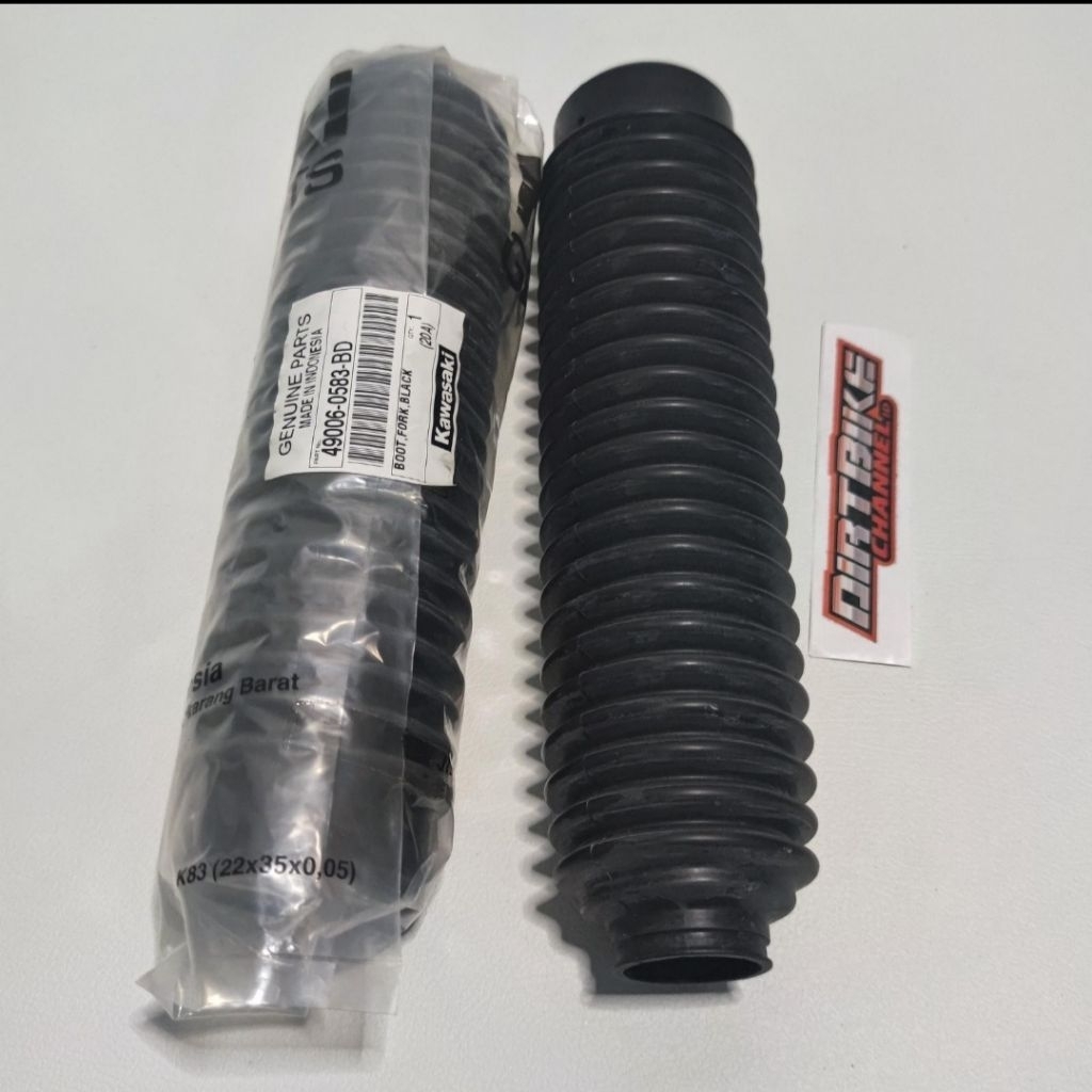 karet pelindung shock depan karet cover shok sok depan kawasaki klx 150 klx 140 klx 230 original