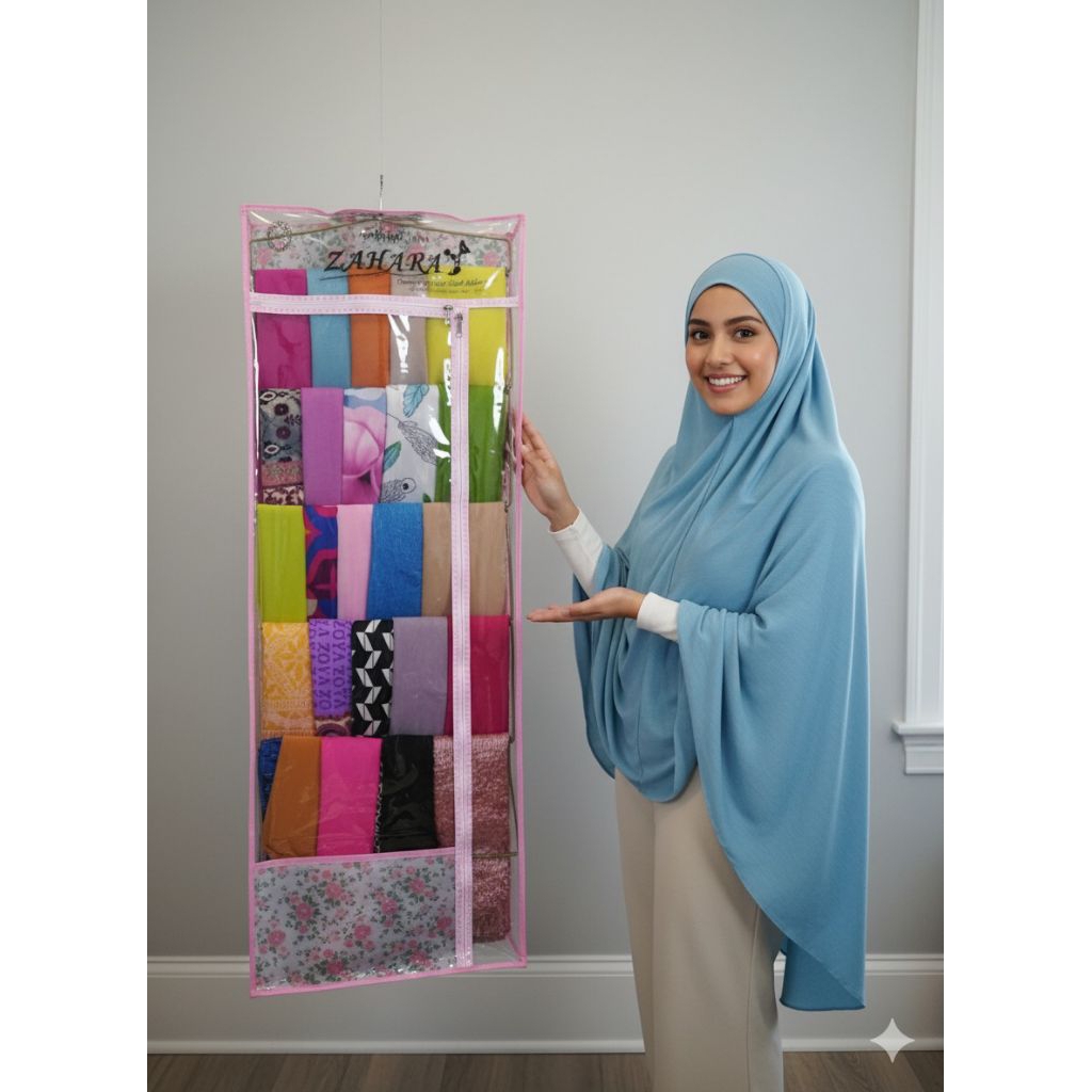 ZAHARA [KUALITAS PREMIUM]RAK JILBAB JUMBO POLOS TEBAL | RAK HIJAB | RAK KERUDUNG | RAK HIJAB HANGER