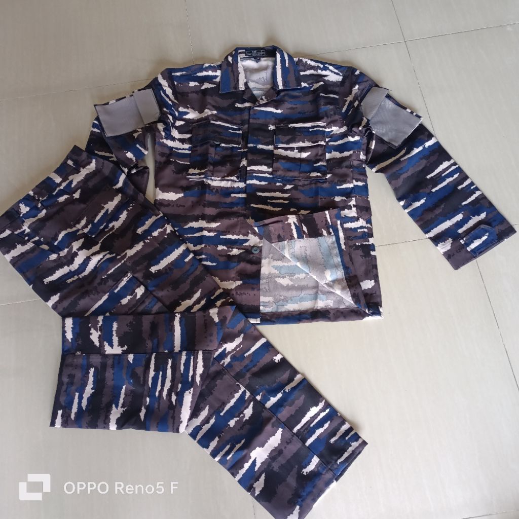 BAJU PDL TNI AL  TACTICAL KRI / LAYAR TACTICAL